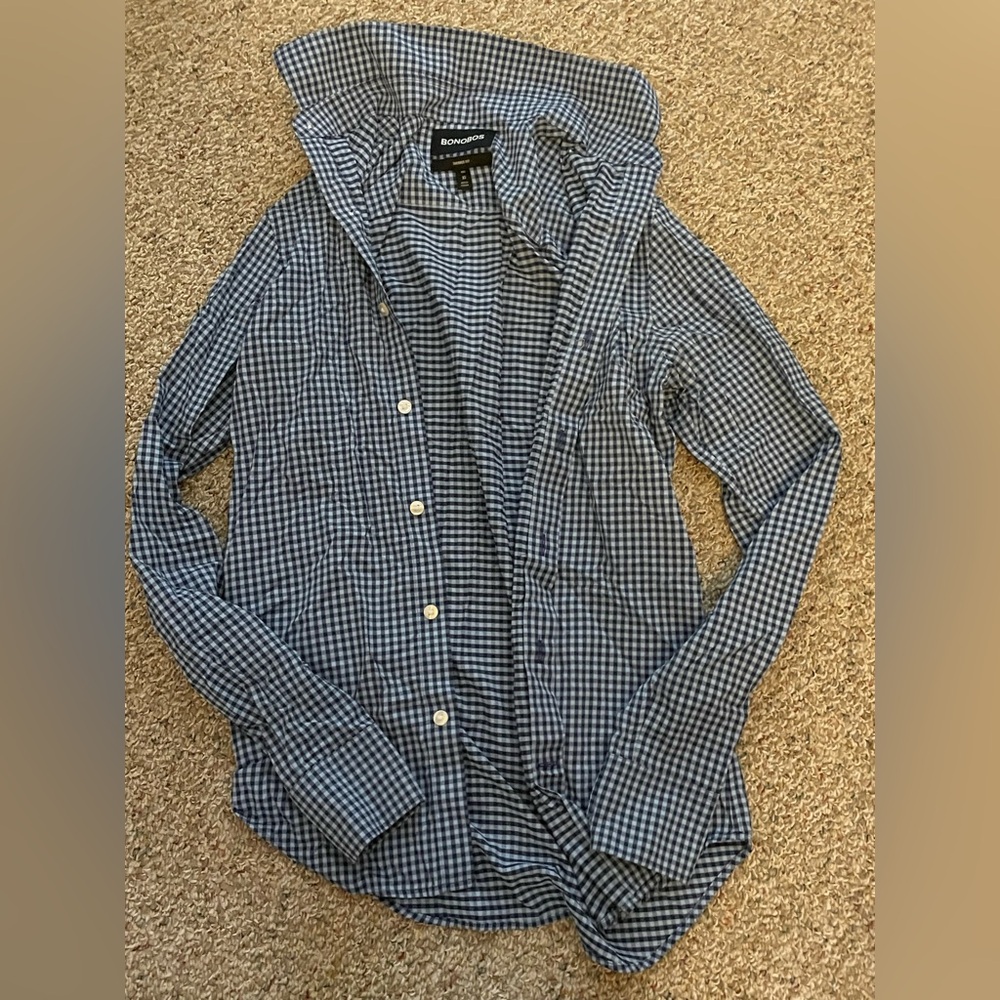 Bonobos Blue Checkered Women's Jacket